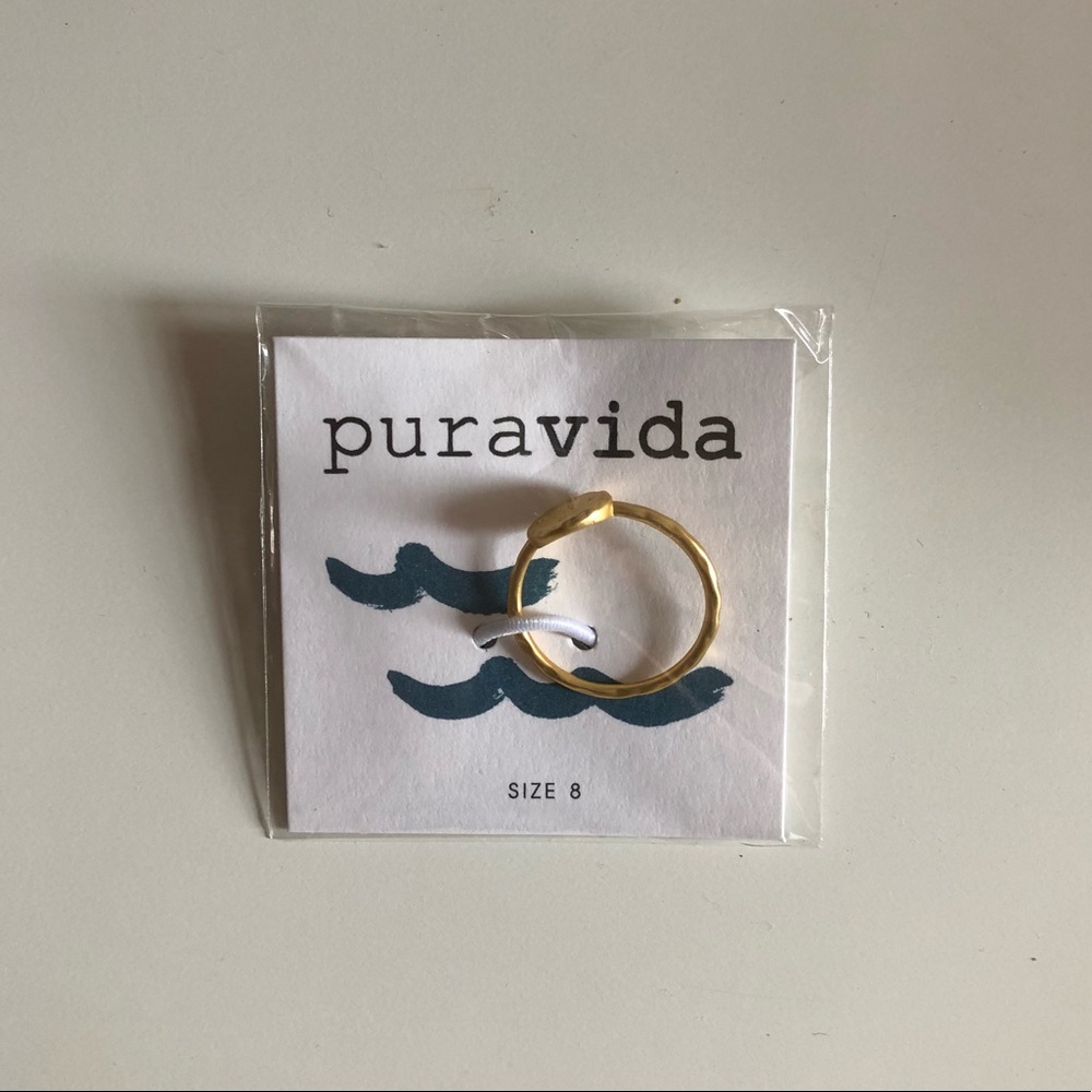 Unopened Pura Vida Gold Compass Ring - Picture 2 of 3